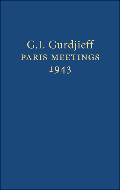 Gurdjieff Paris 1943 Cover